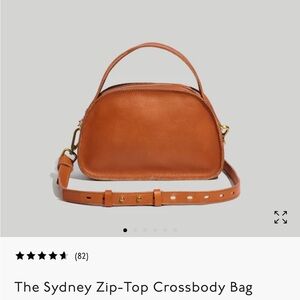 NWT - The Sydney Zip Top Crossbody Bag